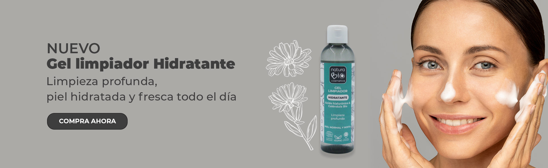 Nuevo gel limpiador hidratante